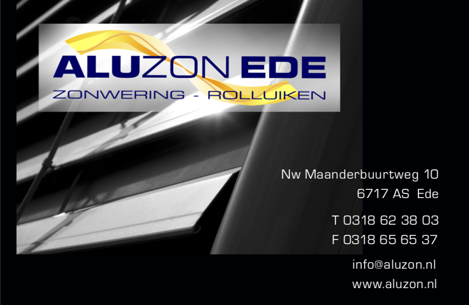 ALUZON EDE Zonwering / Rolluiken